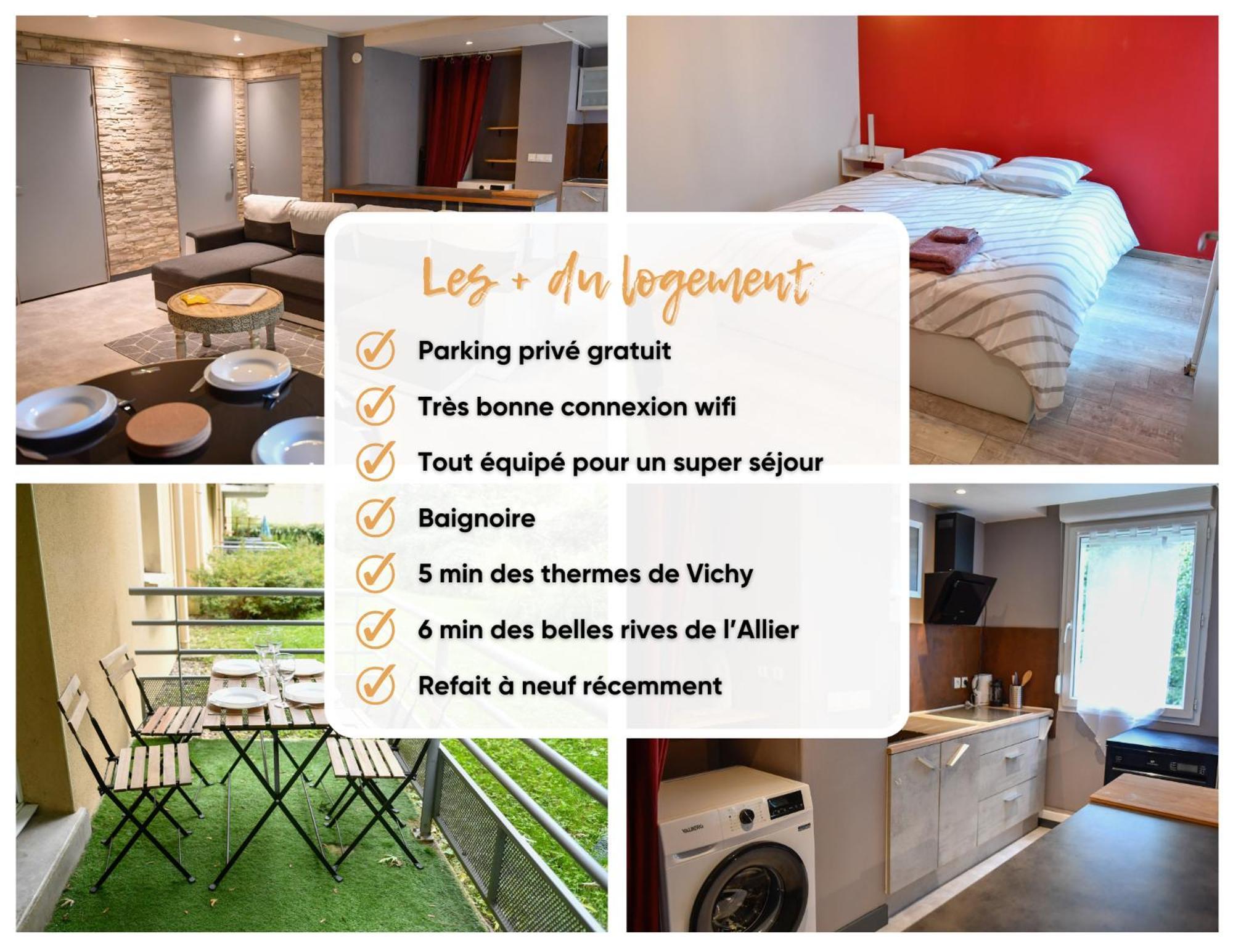 Calme Et Terrasse Privee Pres De Vichy Apartment Bellerive sur Allier Bagian luar foto